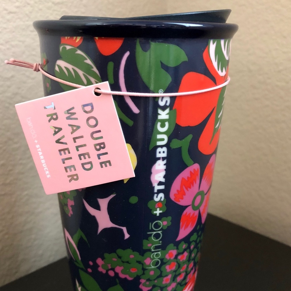 COPY - ☕️STARBUCKS☕️floral ceramic tumbler $60